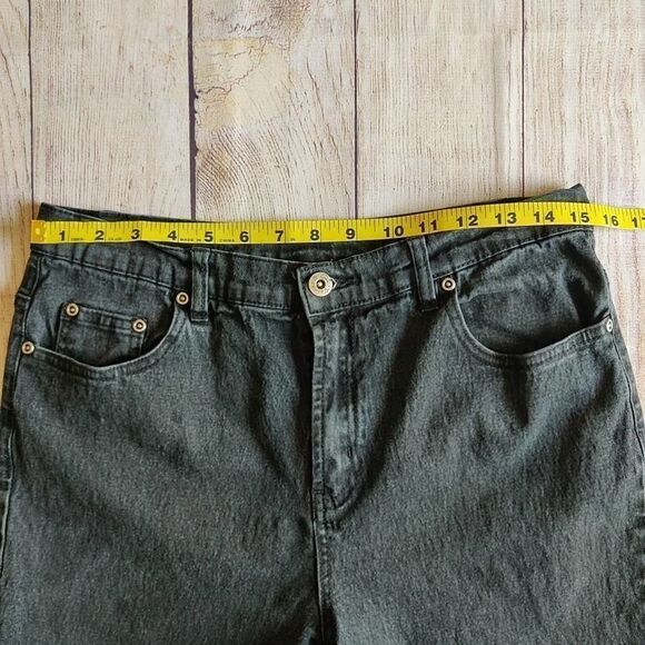 DG2 by Diane Gilman black moto jeans sz 10 - Picture 4 of 10